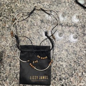Lizzy James 2 in 1 Necklace/Bracelet.  Convertible use.